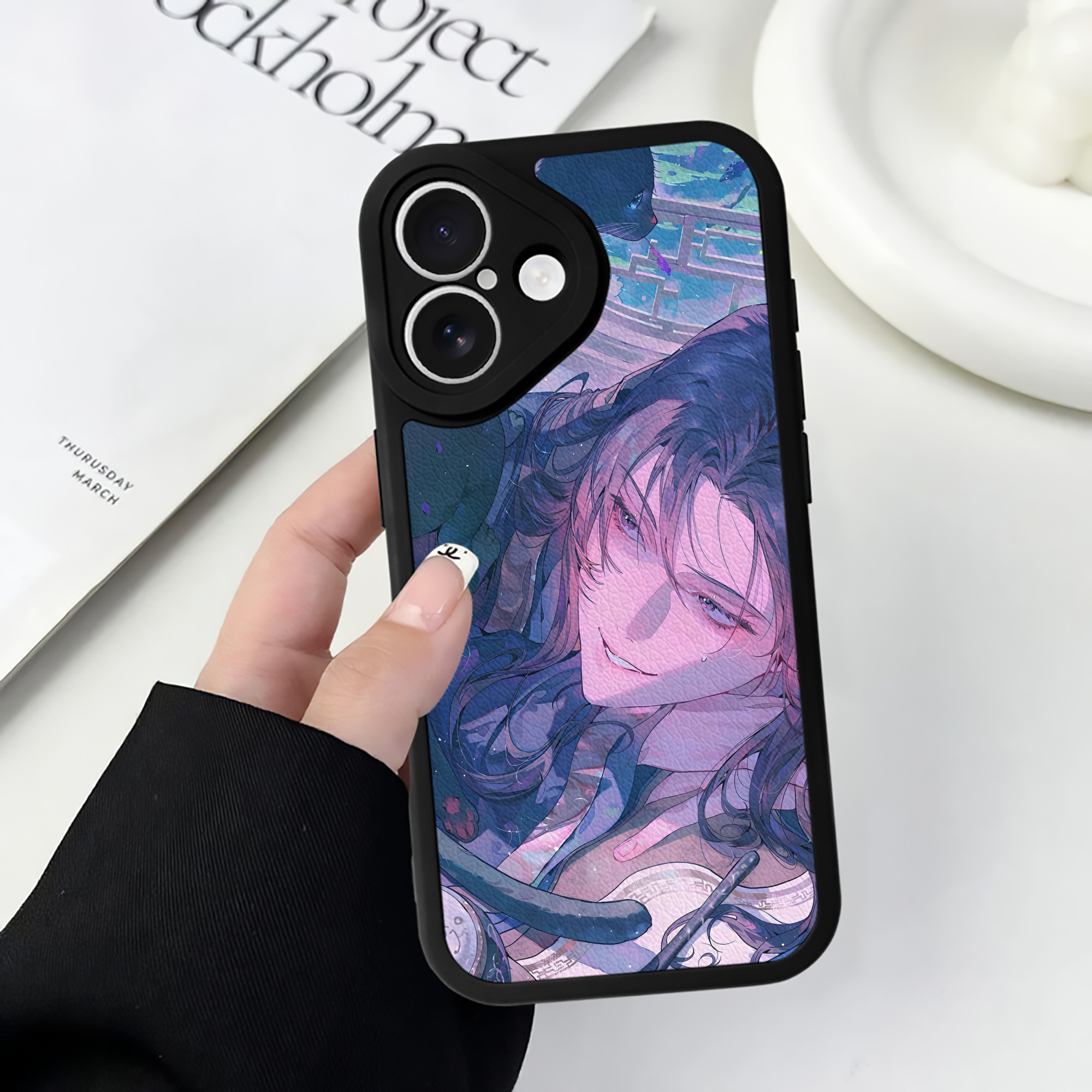 薬屋のひとりごと The Apothecary Diaries 【iPhone 16シリーズ対応】シリコンスマホケース（レザー調） 材質：シリコン